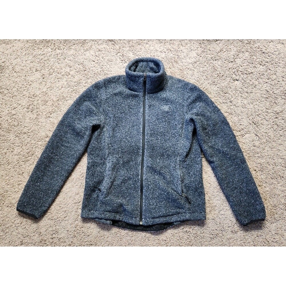 The North Face Osito ll Fleece Jacket Women's M Heathered Gray Full Zip